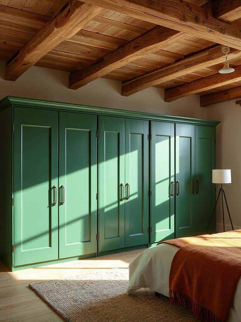 rustic wood beam ceilings