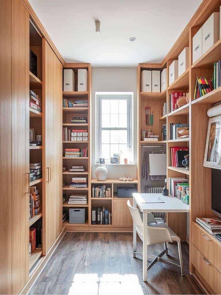 sliding shelves for organization