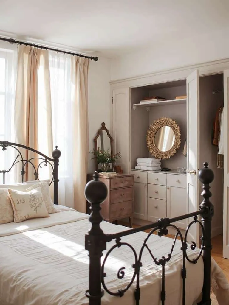 stylish curved wrought iron
