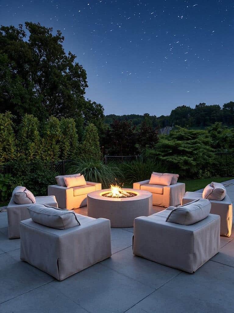 stylish outdoor seating cubes