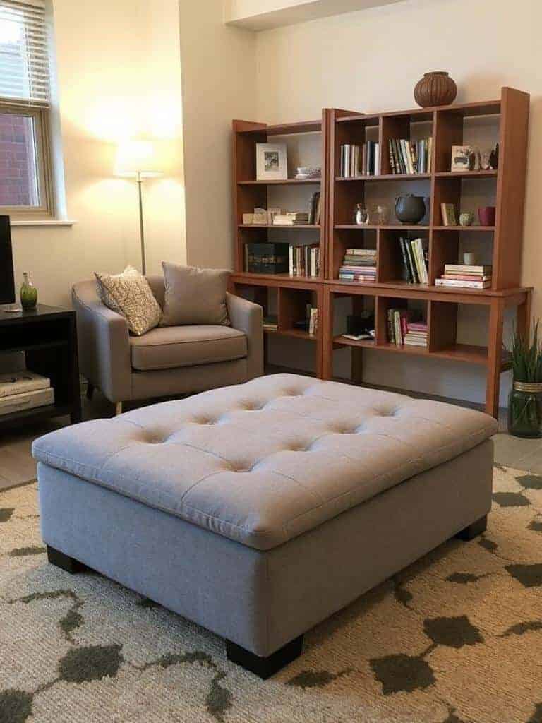 stylish storage seating solution