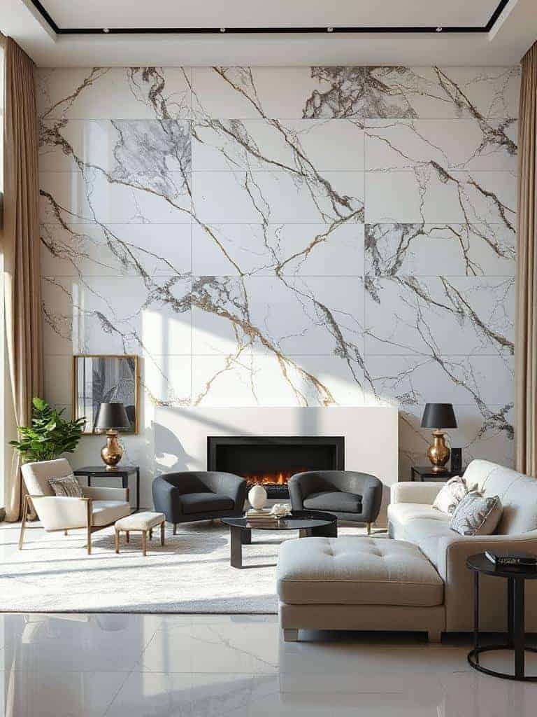 timeless elegant marble accent