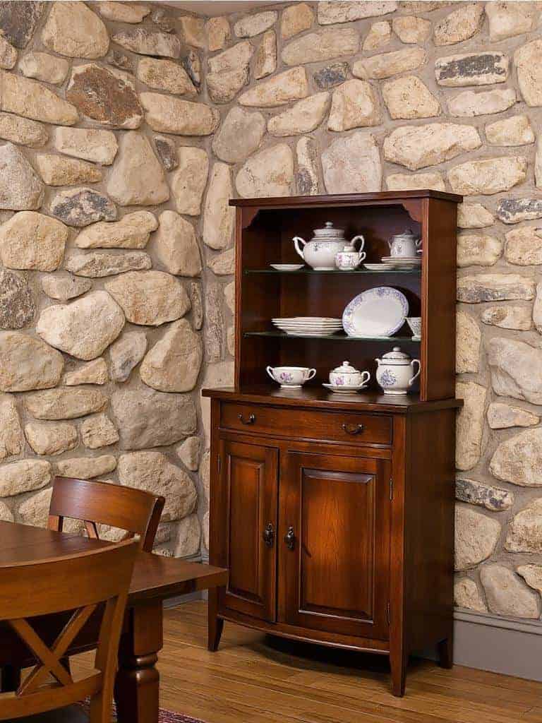 timeless stone accent wall