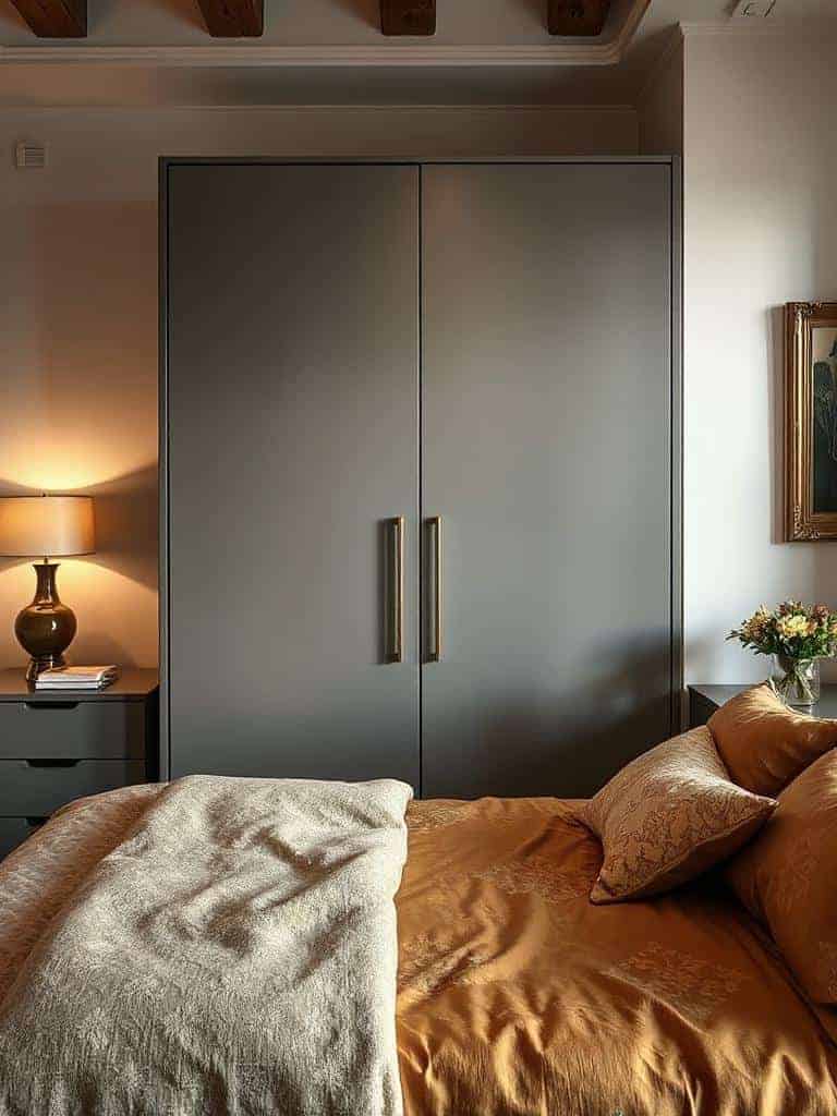 tuscan inspired cozy bedding design