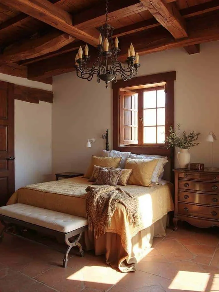tuscan inspired gold and olive bedding