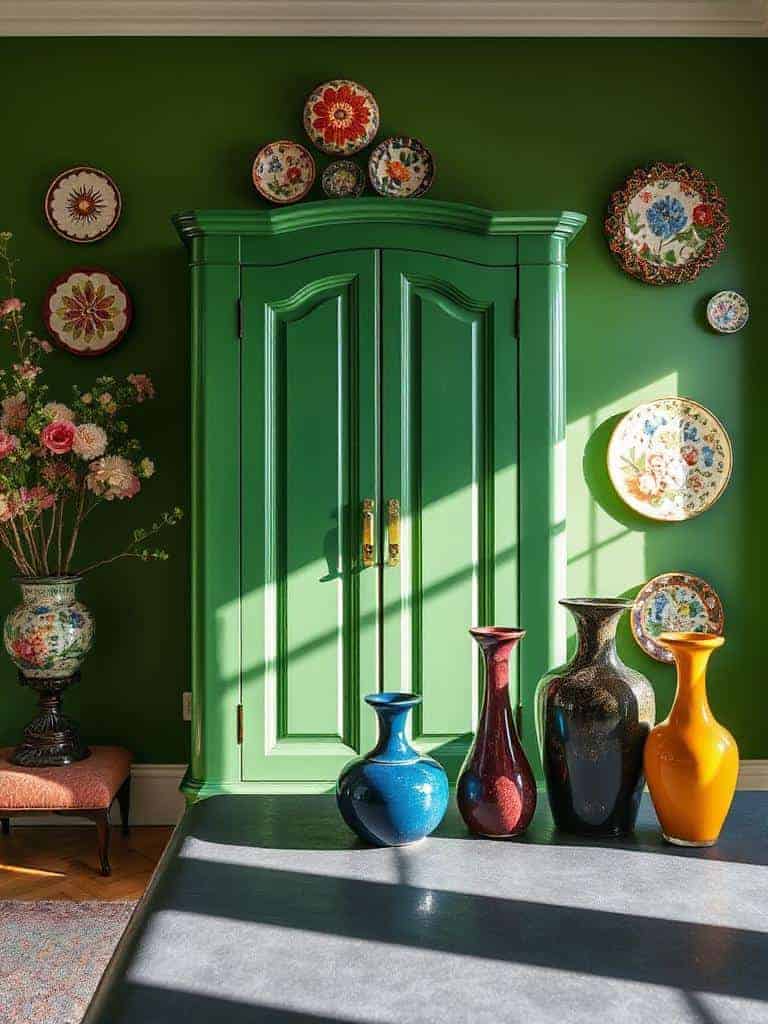 vibrant ceramic decor accents