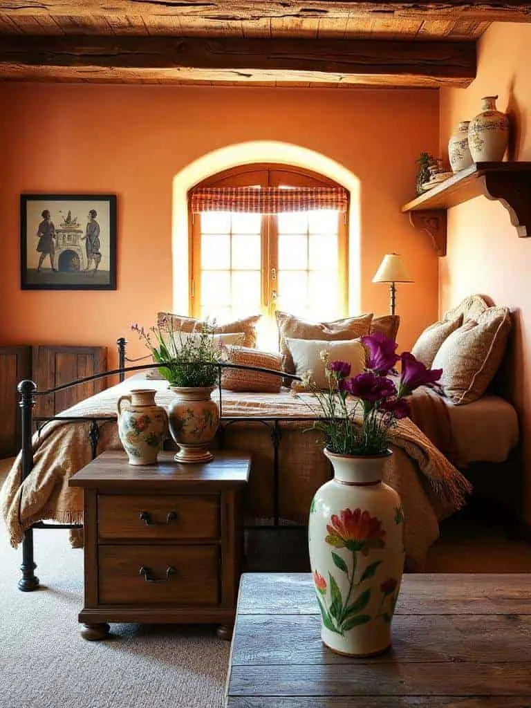 vibrant hand painted ceramics