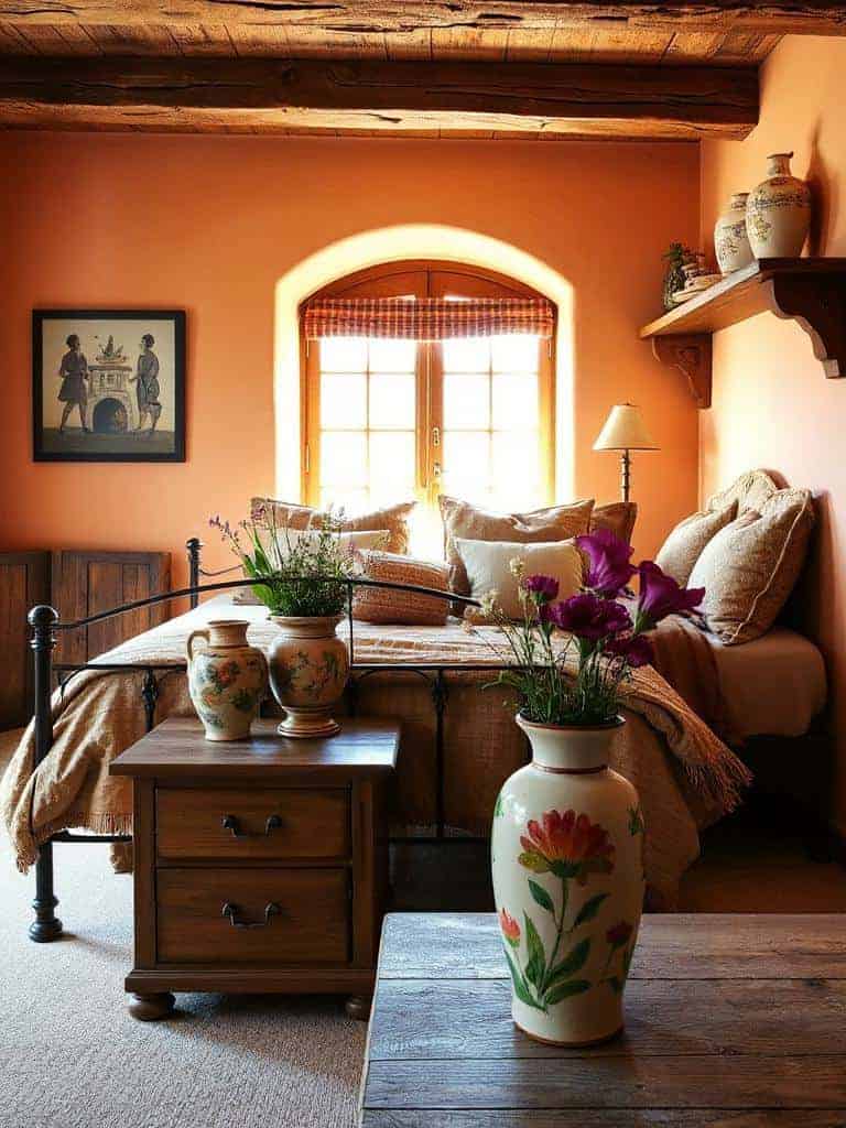 vibrant hand painted ceramics