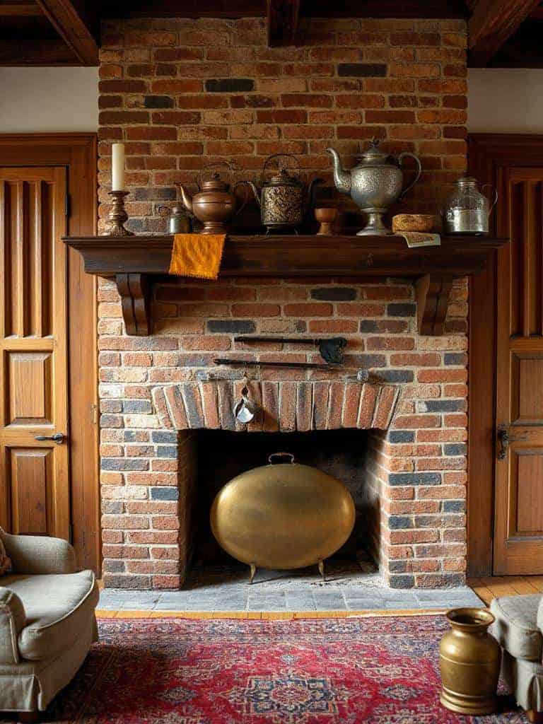 vintage charm for fireplaces