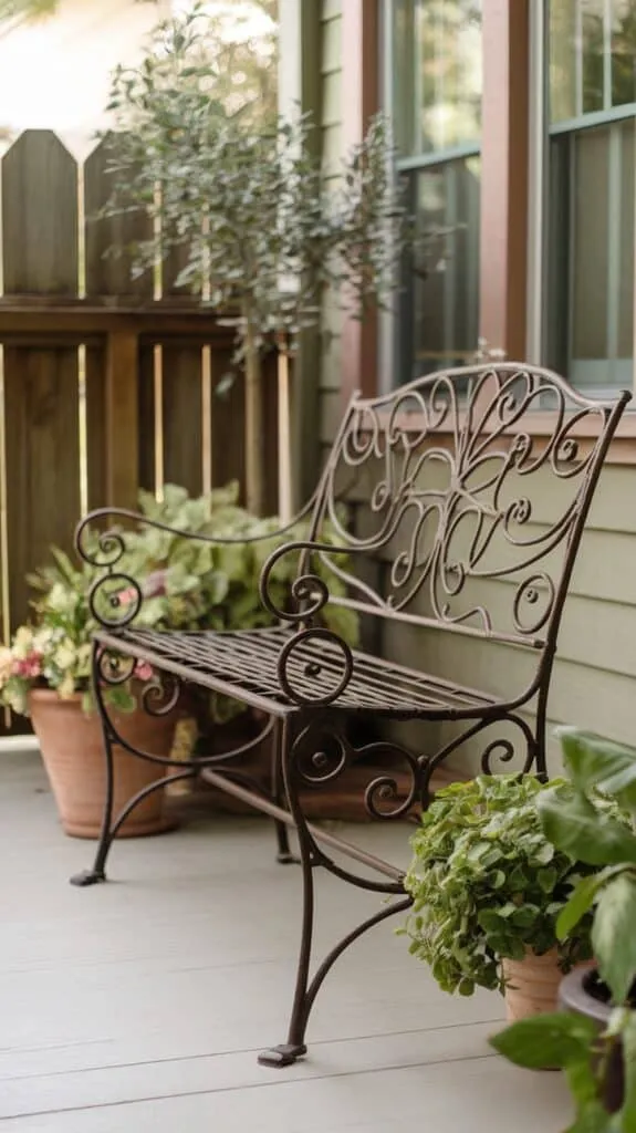 17 Creative Front Porch Bench Ideas for a Welcoming Entryway