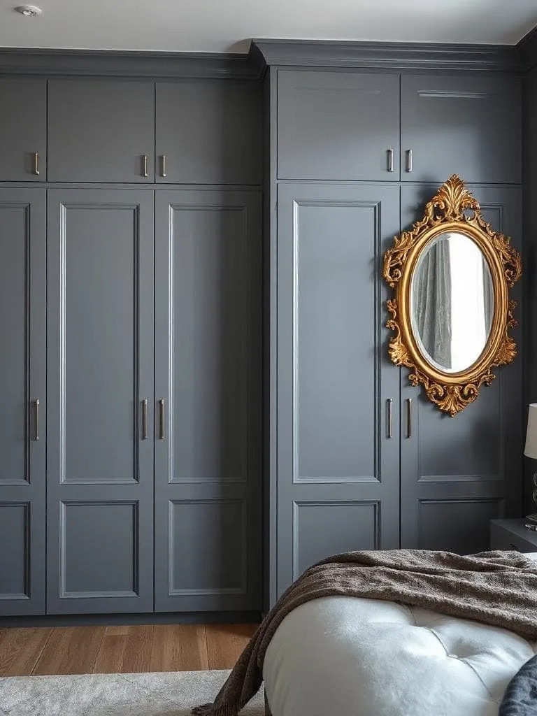 vintage mirrors enhance decor