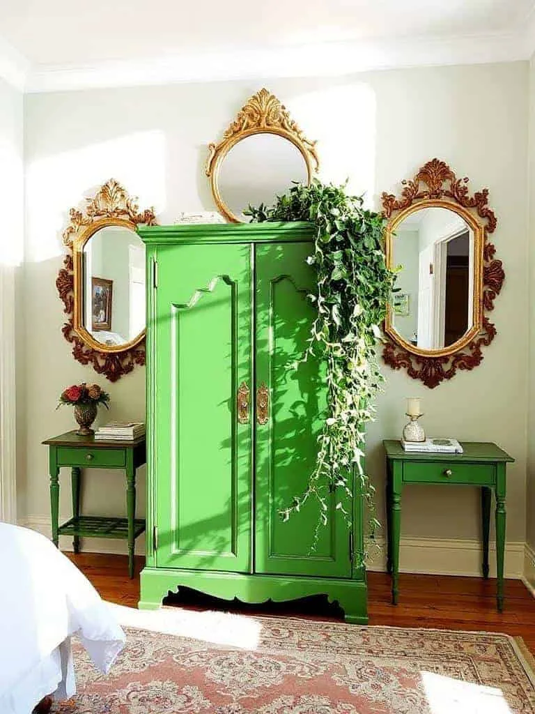 vintage mirrors with ornate frames