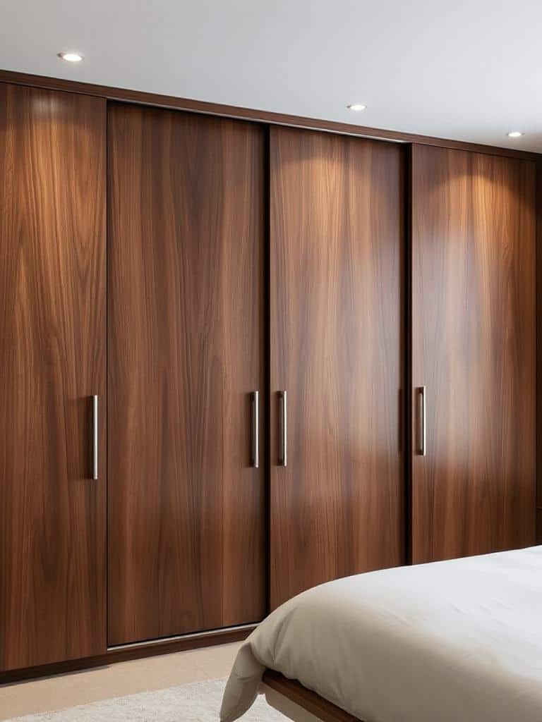 warm walnut soft close elegance