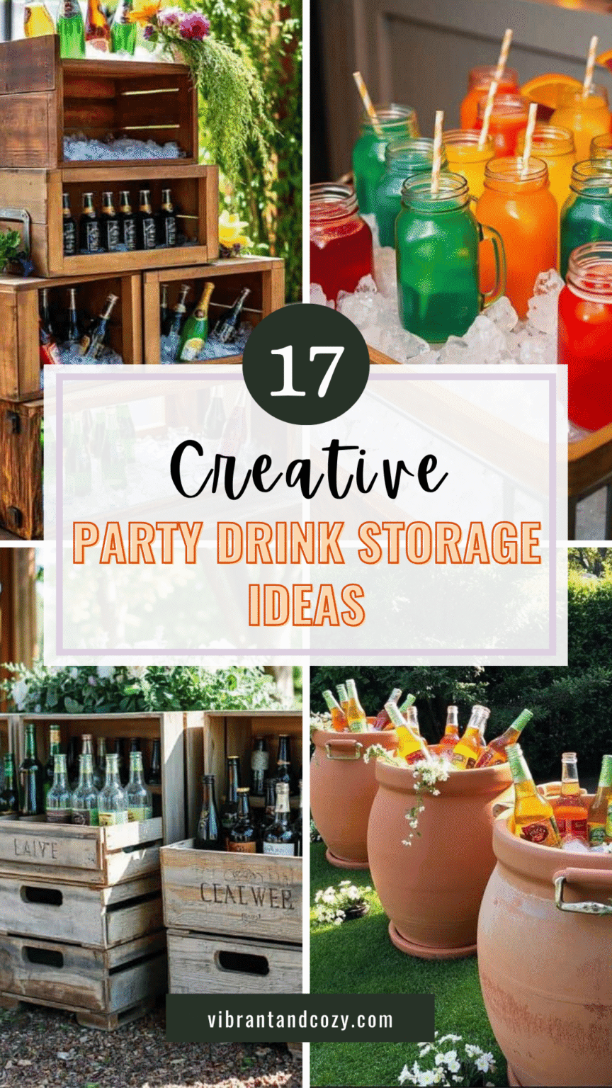 17 Creative Party Drink Storage Ideas For A Stylishly Chilled Celebration