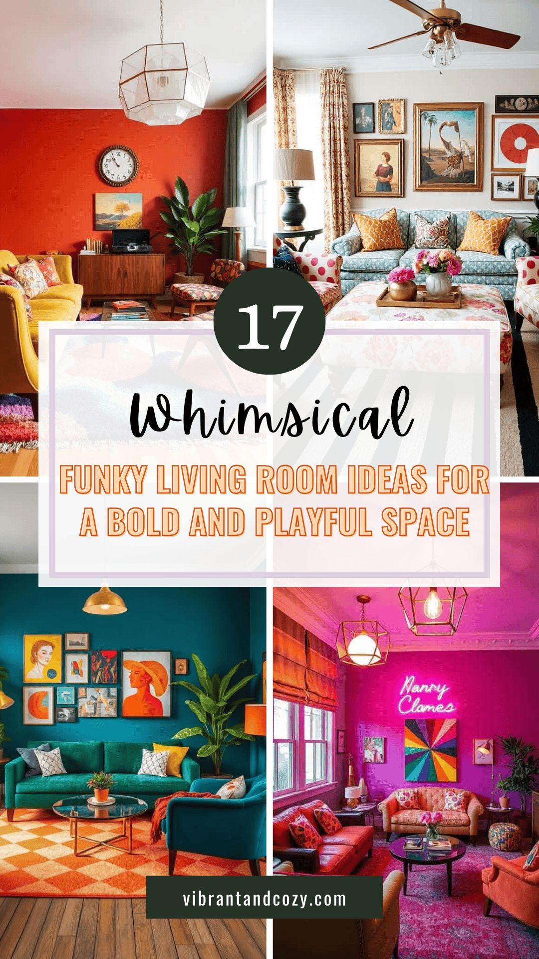 17 Funky Living Room Ideas for a Bold and Playful Space