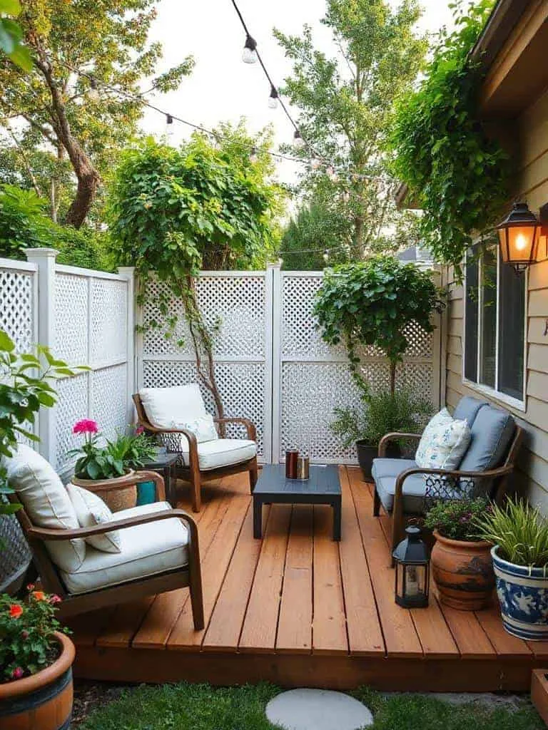 budget friendly outdoor privacy solution
