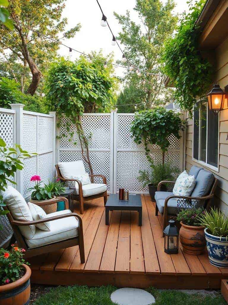 budget friendly outdoor privacy solution