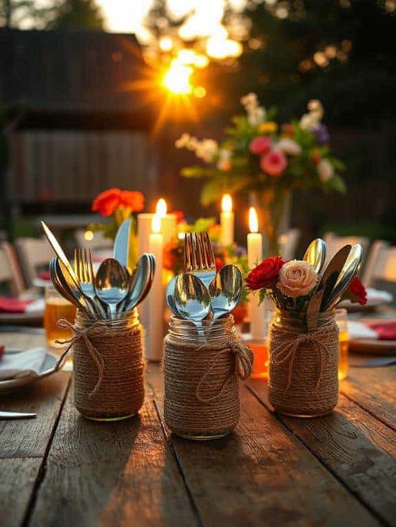 charming mason jar holders