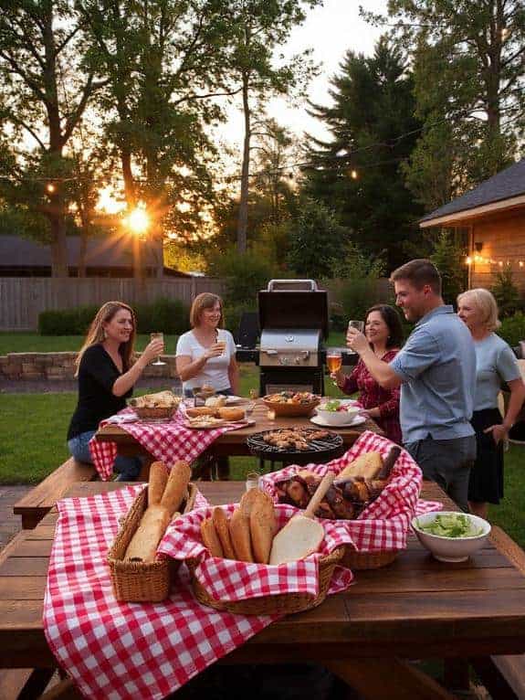 classic picnic table decor