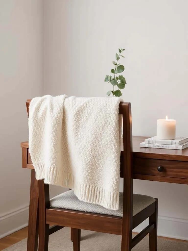 cozy blanket for studying