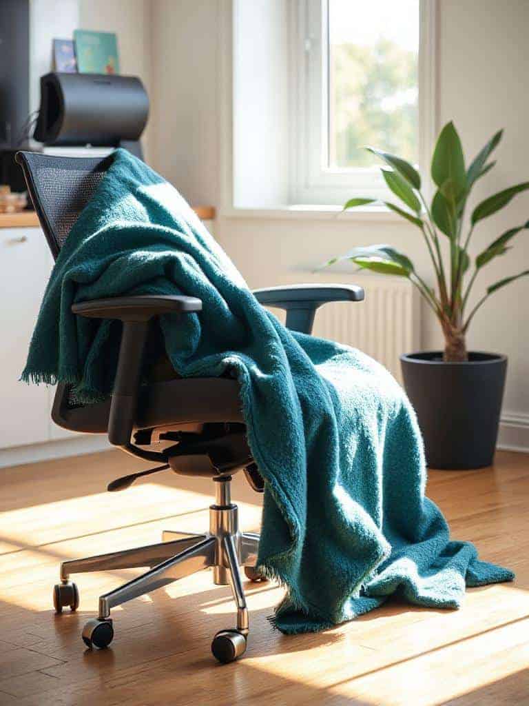 cozy chair throw blanket
