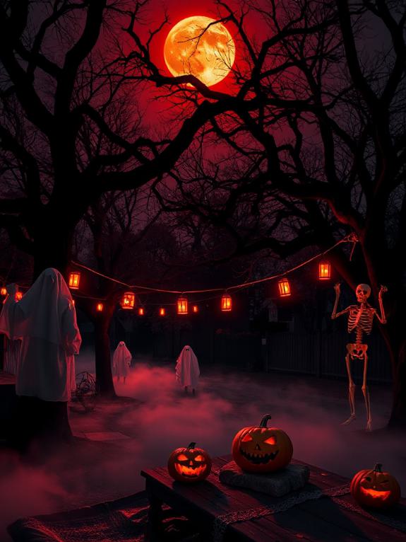 cozy halloween lighting ideas