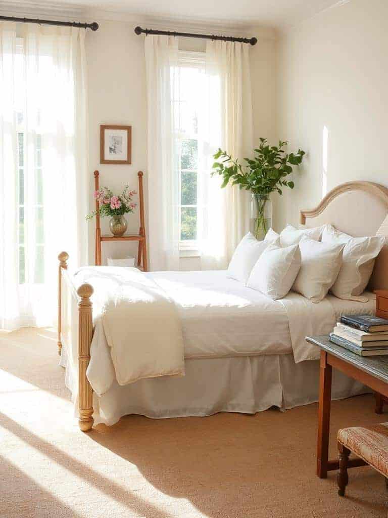 cozy light colored area rug