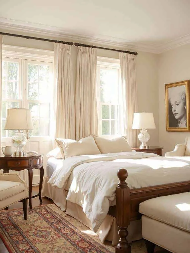 cozy linen shade lamps