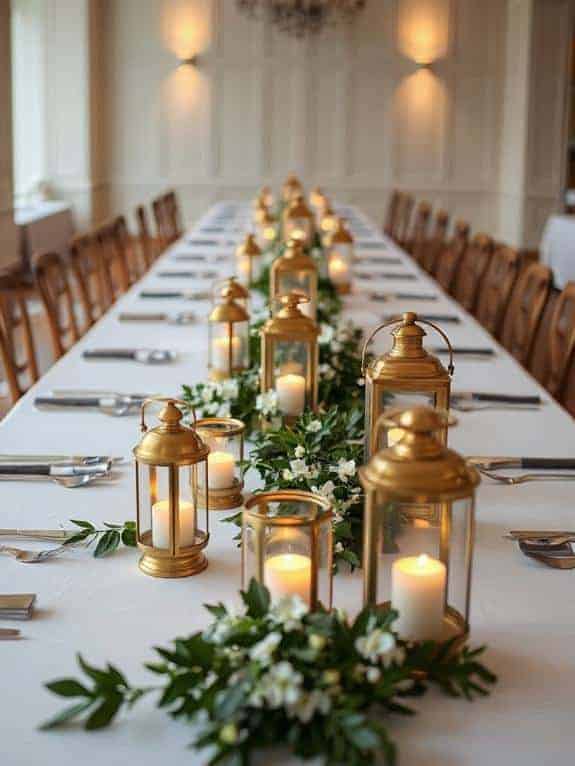 cozy mini lantern centerpiece