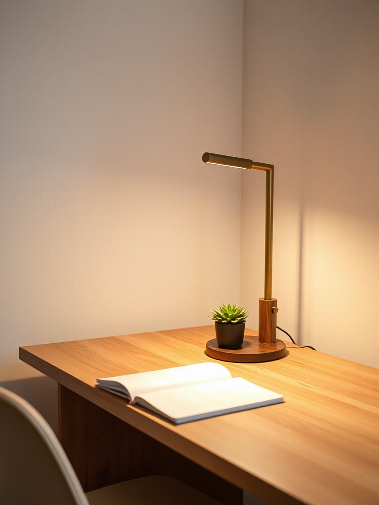 cozy minimalist desk lamp