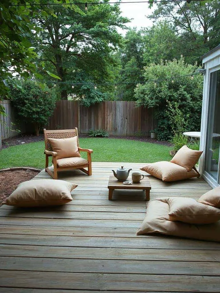 cozy outdoor floor cushions