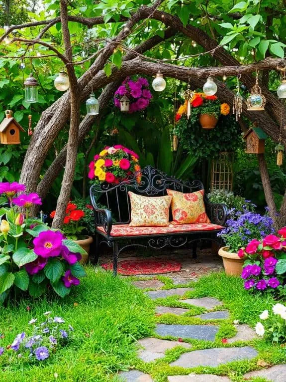 cozy outdoor garden retreats