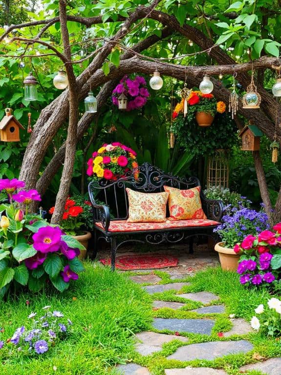 cozy outdoor garden retreats