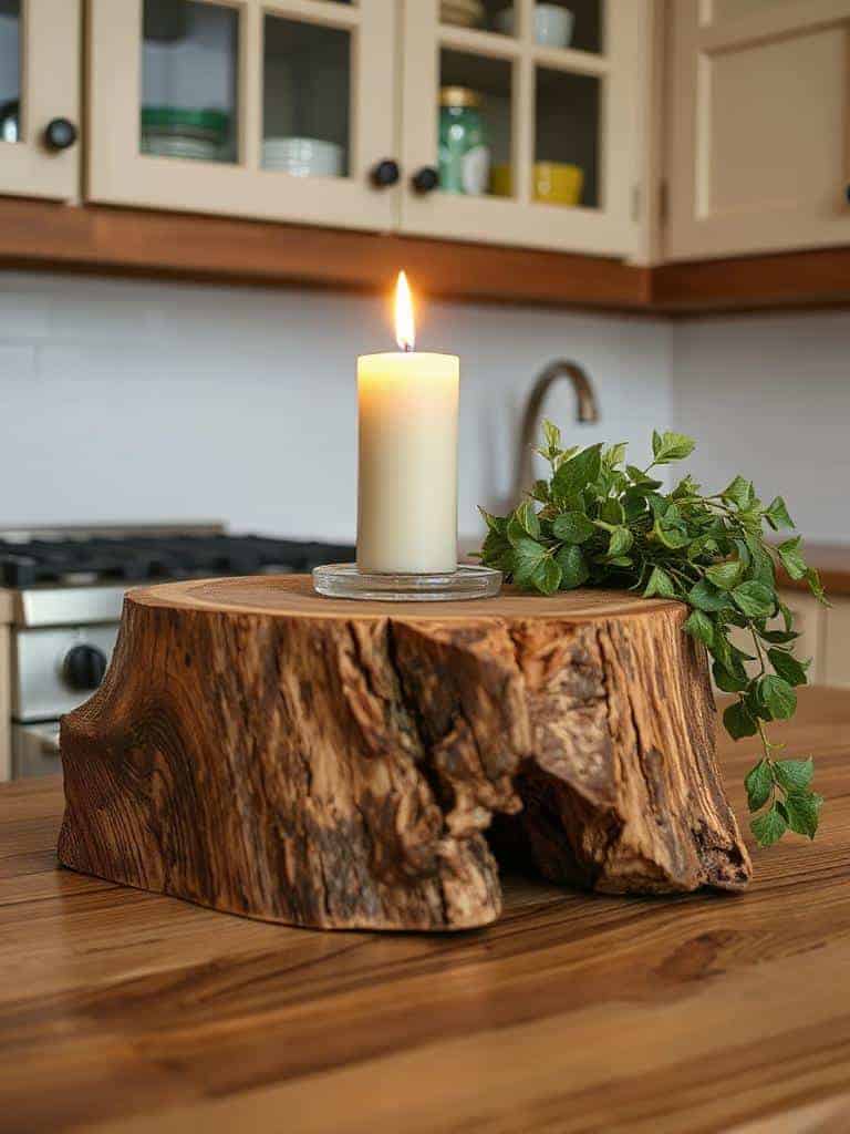 cozy wood riser display