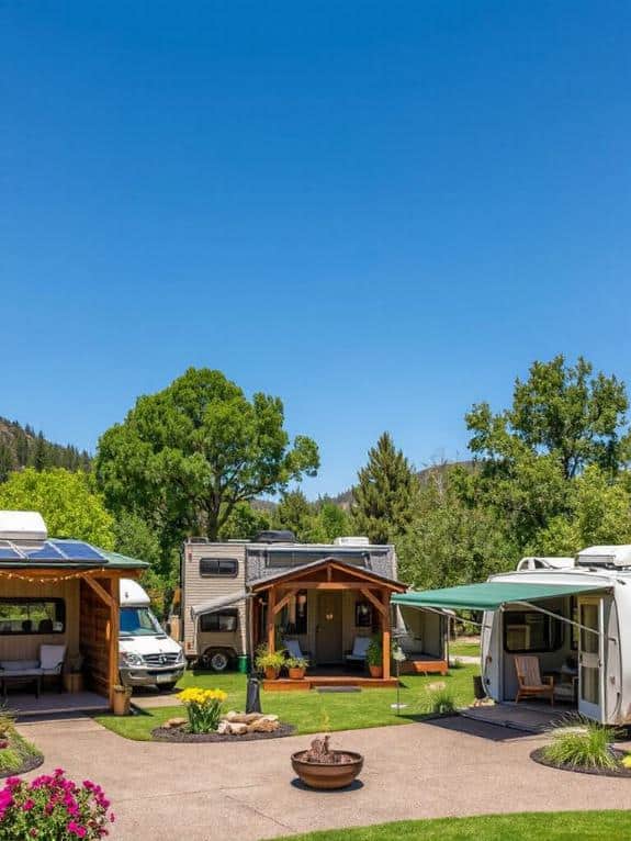 cozy year round rv shelters