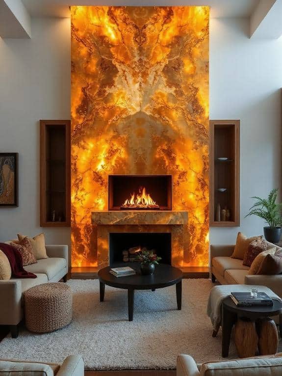 elegant warmth and glow