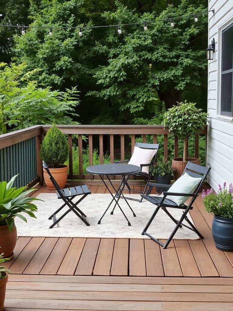 foldable outdoor dining set