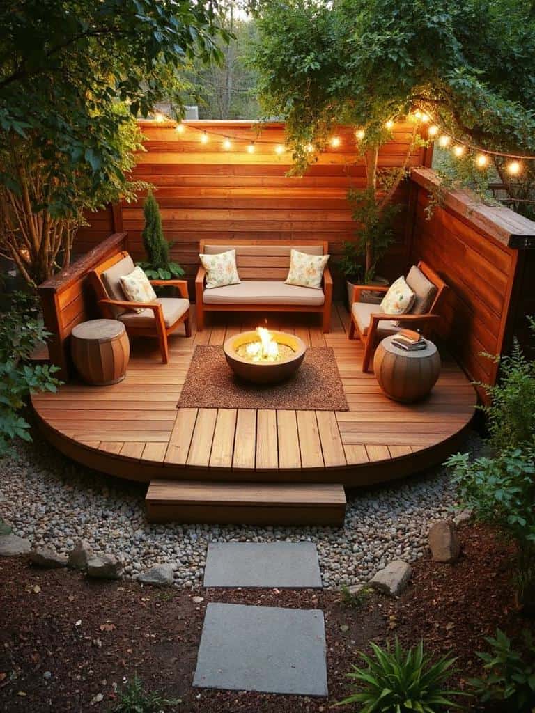 gravel enhances deck aesthetics