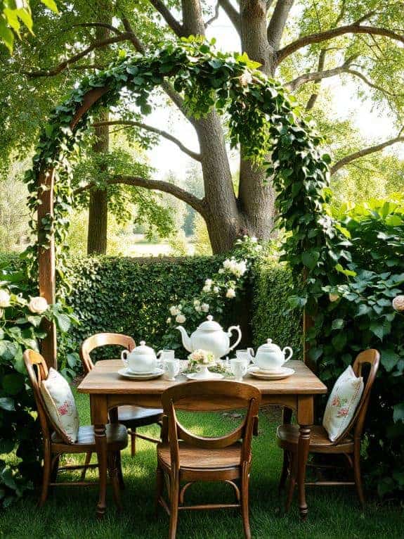 inviting ivy garlands decor