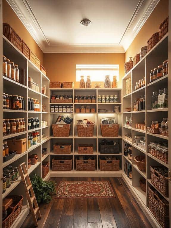 l shaped pantry storage solutions