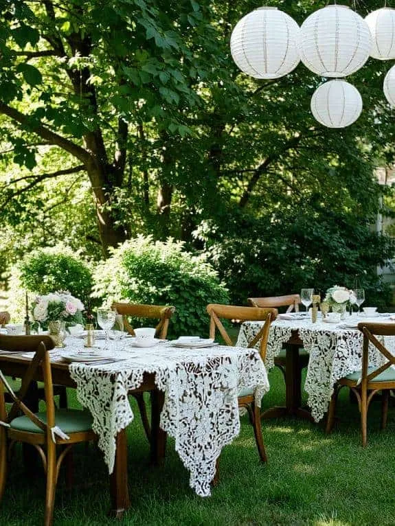 lace tablecloths elevate gatherings