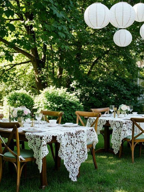 lace tablecloths elevate gatherings