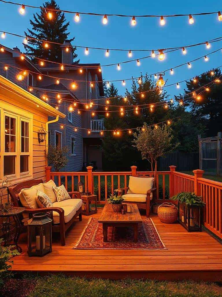 magical warm evening glow