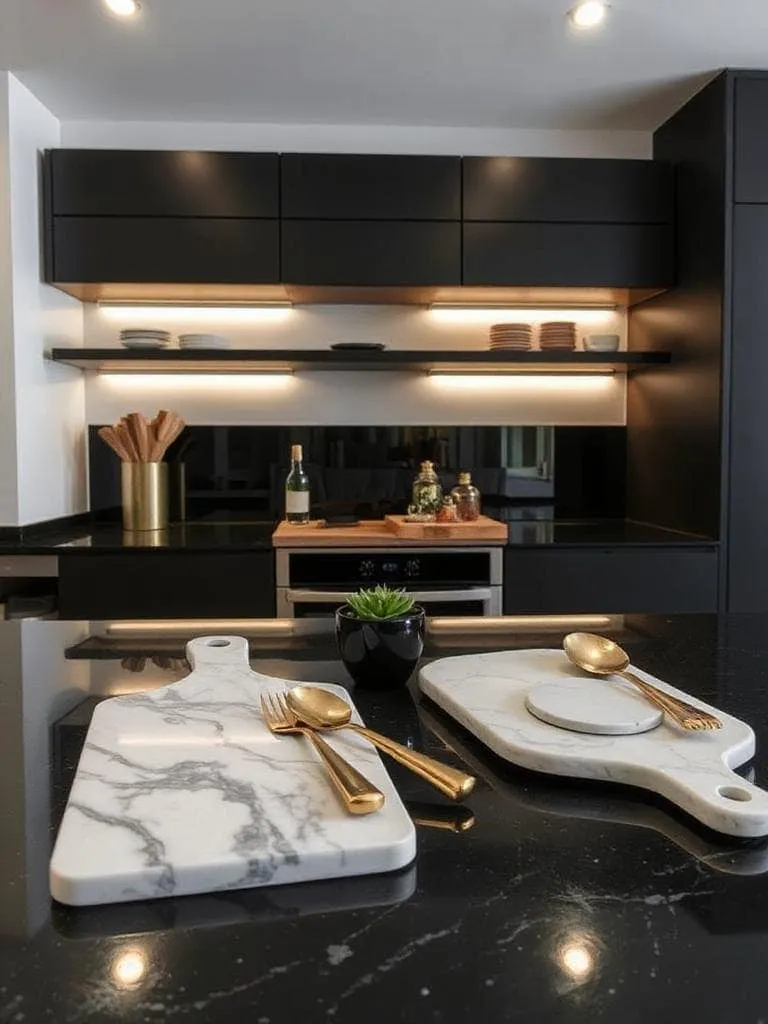 marble boards enhance kitchen elegance
