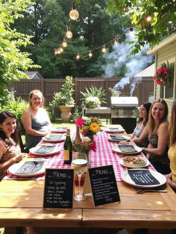 mini chalkboard menus enhance gatherings