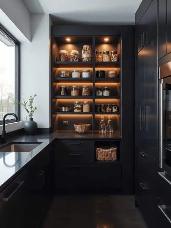 modern minimalist pantry design