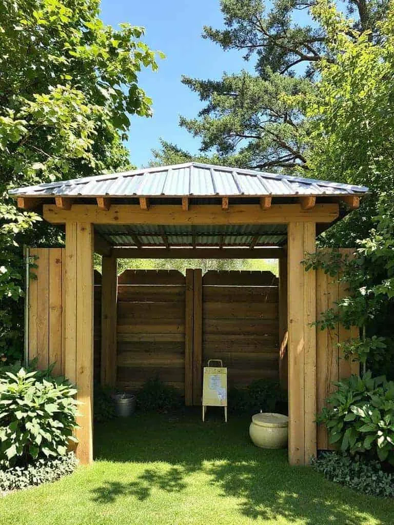 pallet carport with roof