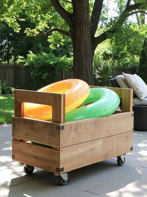 rustic mobile storage solution