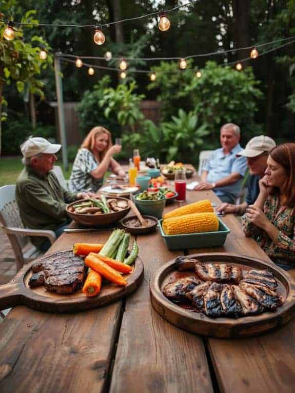 rustic wooden serving trays