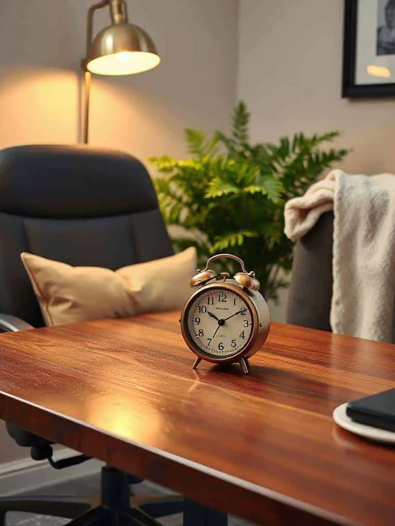 small vintage decorative clock